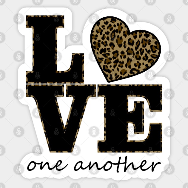 Love One Another Sticker by Kelliboo